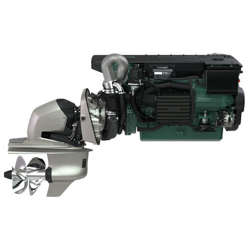 Motor de centro-rabeta - D6 DPH series - Volvo Penta - a diesel / para embarcação de recreio / turbo