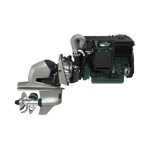 Motor de centro-rabeta - D4 DPI series - Volvo Penta - a diesel / para embarcação de recreio / turbo