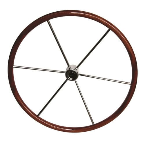 Volante para barco a motor em mogno - KW series - VETUS - tradicional / 6 raios