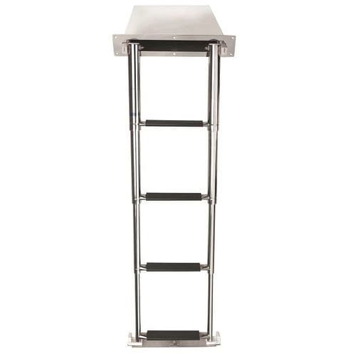 Escada para barco - SLT4CA - VETUS - telescópica / de banho / em aço inoxidável