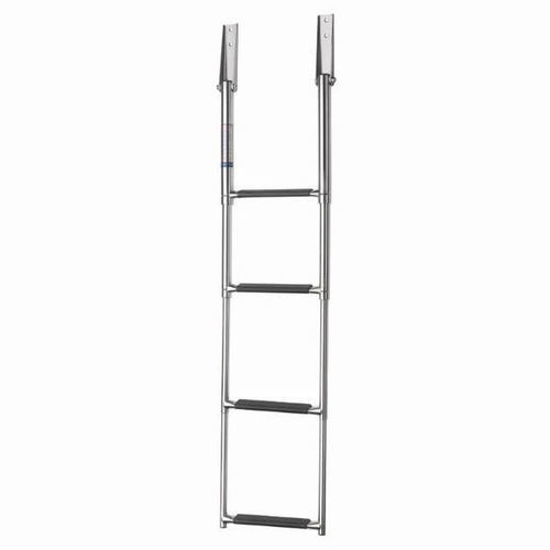 Escada para barco - SLT4A series - VETUS - telescópica / de banho / em aço inoxidável