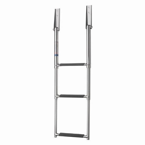 Escada para barco - SLT3A series - VETUS - telescópica / de banho / em aço inoxidável