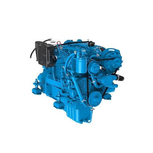 Motor de centro - N4.38 - Nanni Industries - a diesel / para barco profissional / de injeção indireta
