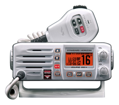Rádio náutico - Eclipse DSC+ GX1150 - Standard horizon - fixo / VHF / submersível