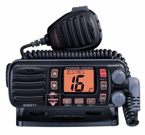 Rádio para barco - QUEST+ GX1256S - Standard horizon - fixo / VHF / à prova de água