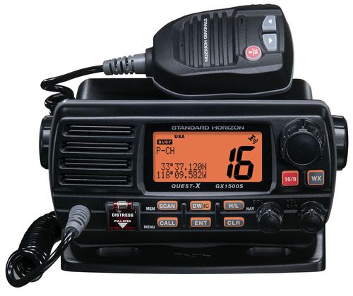 Rádio náutico - Quest-X GX1500S - Standard horizon - fixo / VHF / submersível