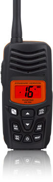 Rádio para barco - HX100 - Standard horizon - portátil / VHF / submersível