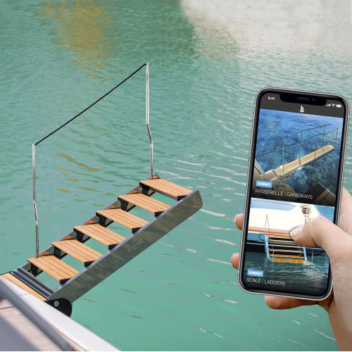 Aplicação para passarela - Besenzoni SpA - para escadotes / para barco / para smartphone