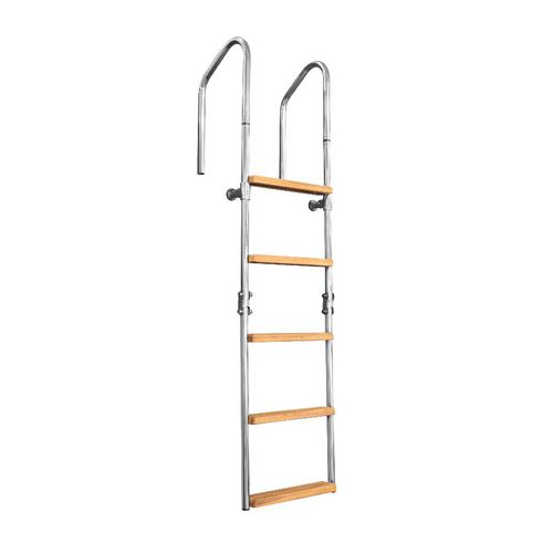 Escada para iate - SM 153 - Besenzoni SpA - dobrável / de banho / em aço inoxidável polido
