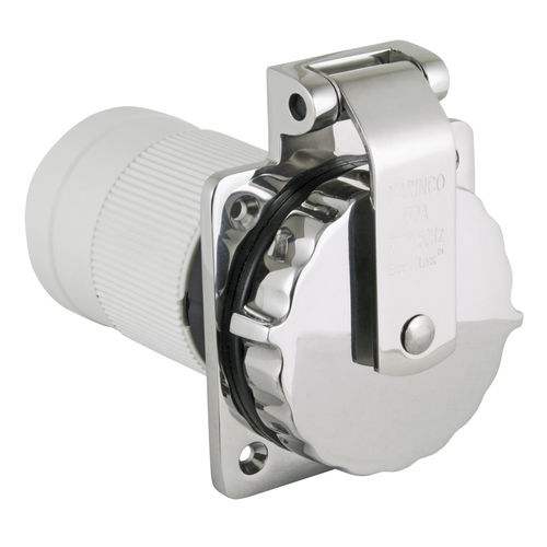 Tomada elétrica para barco - 6371EL-BX.UK - Marinco - macho