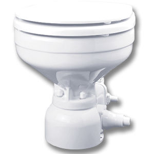 Vaso sanitário náutico - SeaEra - Raritan Engineering Co. Inc. - com triturador / elétrico / em cerâmica