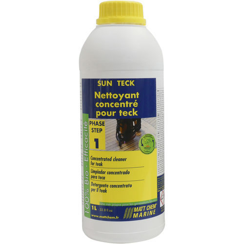 Produto de limpeza teck - SUN TECK - MATT CHEM MARINE - para barco