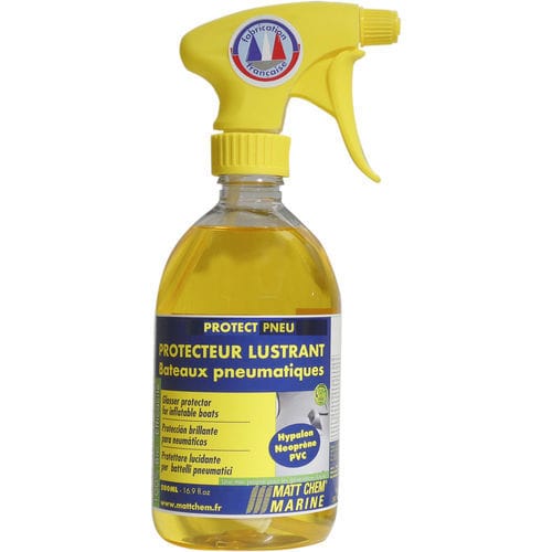 Produto de limpeza para plásticos - PROTECT PNEU - MATT CHEM MARINE - para barco inflável / biodegradável / cera protetora