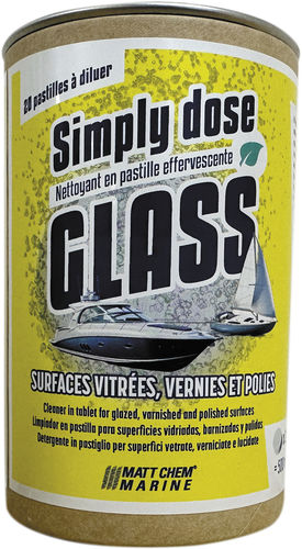 Produto de limpeza multi-superfícies - SIMPLY GLASS - MATT CHEM MARINE - para vidro / para barco / efervescente
