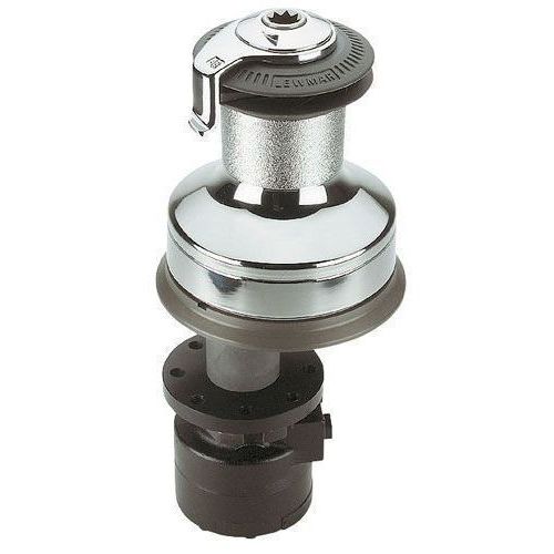Catraca auto enrolante - 48ST series - LEWMAR - hidráulica / 2 velocidades / em cromo