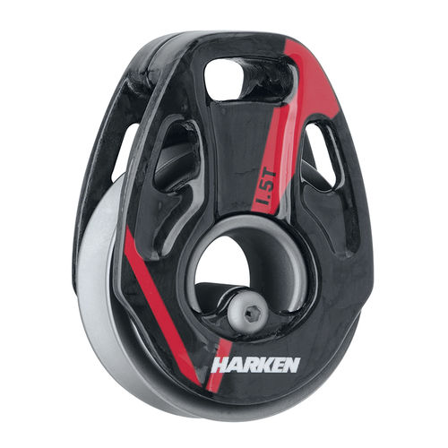 Moitão simples - 3294 - Harken - de retorno / com rolamento de rolos / ø máx. corda: 9 mm
