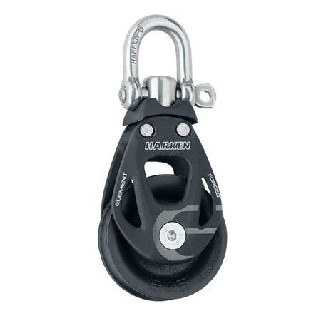 Moitão simples - 6230 - Harken - giratório / com destorcedor / ø máx. corda: 12 mm