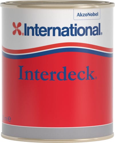 Tinta para barco de recreio - Interdeck - International Yacht Paint - de poliuretano / de acabamento / top coat