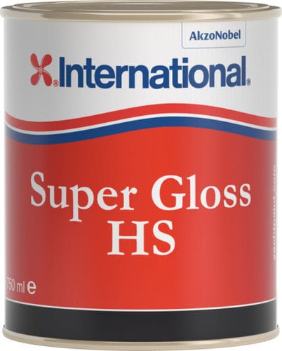 Tinta de poliuretano - Super Gloss HS - International Yacht Paint - de acabamento / top coat / brilhante