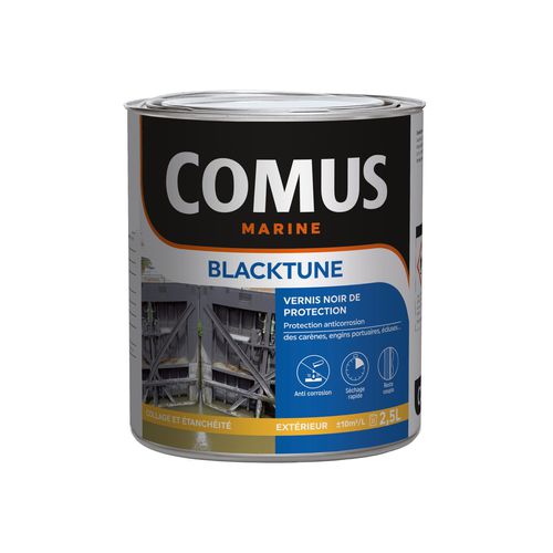 Verniz para barco - BLACKTUNE - COMUS MARINE - multiusos / brilhante / secagem rápida