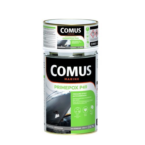 Primer para barco - PRIMEPOX P49 - COMUS MARINE - para aço / epóxi / bicomponente