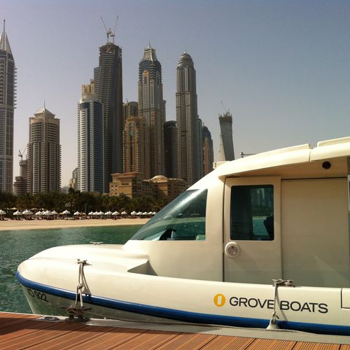 Barco profissional barco de passeio - Aquabus 1050 Aquarel - Grove Boats - com motor de centro / elétrico a energia solar