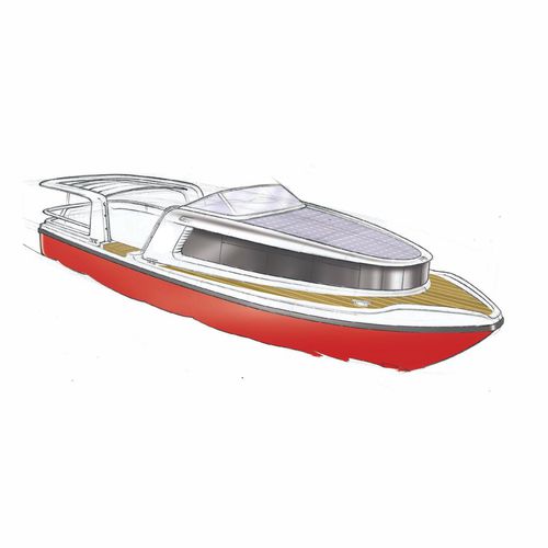 Barco profissional barco de passageiros - Aquabus 1050 Deluxe - Grove Boats - com motor de centro / elétrico / rebocável