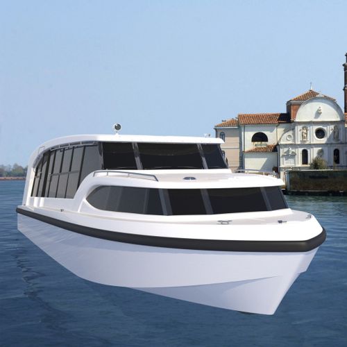 Barco profissional barco de passageiros - AQUABUS DOGALE 45 - Grove Boats - com motor de centro / elétrico a energia solar