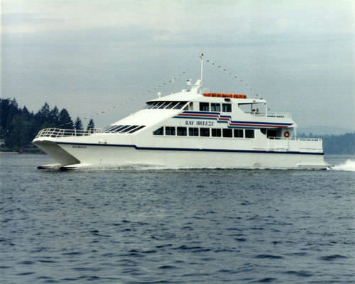 Ferry de passageiros catamarã - S-108 M/V BAY BREEZE - Nichols - de alta velocidade
