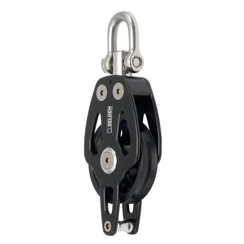 Moitão simples - 410-001-02 - SELDÉN MAST - de retorno / com destorcedor / com gancho de suporte