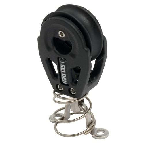 Moitão simples - 403-101-12 - SELDÉN MAST - vertical / com argola / mola / ø máx. corda: 8 mm