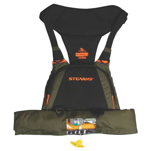 Colete salva-vidas autoinflável - CHEST PACK  - Stearns - unissexo / para pesca / com arnês de segurança