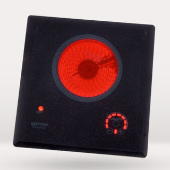 Cooktop elétrico - Lite-Touch Q® 1 - Kenyon International, Inc. - para barco / 1 boca
