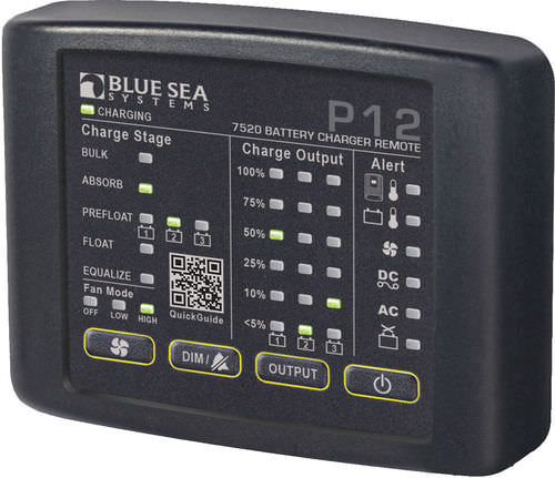 Controlador de carga para bateria - 7520 - Blue Sea - para barco