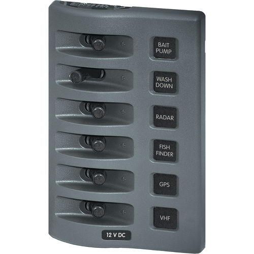 Quadro elétrico para barco - 4307 - Blue Sea - de corrente / impermeável
