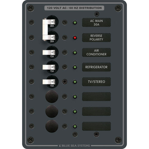 Quadro elétrico para barco - 8027 - Blue Sea - de corrente