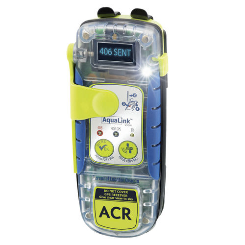 Radiobaliza de localização pessoal (PLB) para barco - AquaLink™ View - ACR - de satélite / GPS / categoria 1