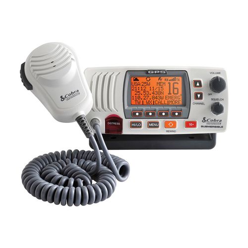 Rádio para barco - MRF77WGPS - Cobra - fixo / VHF / IPX8