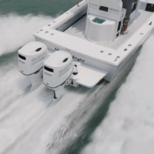 Plataforma flutuante - Armstrong Nautical - de suporte para motor / para barco