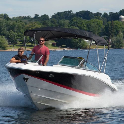 Capota para barco a motor - BOATOPS® - Taylor Made Products - para cockpit / com estrutura de alumínio / em nylon®