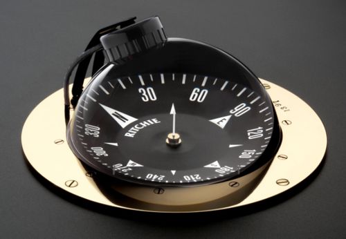 Agulha de governo para iate - SY-600PL - Ritchie Navigation - magnética / horizontal / de embutir