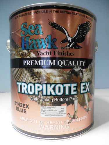 Anti-incrustante para barco - TROPIKOTE EX - Sea Hawk - de matriz rígida / em fibra de vidro / para madeira