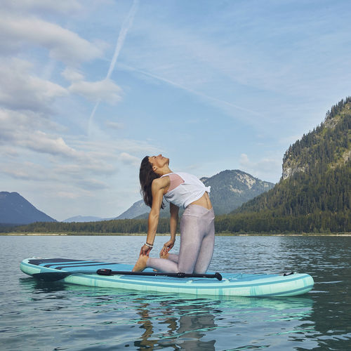 Prancha de SUP inflável - FLY AIR FIT  - Fanatic - para ioga / para adulto / individual