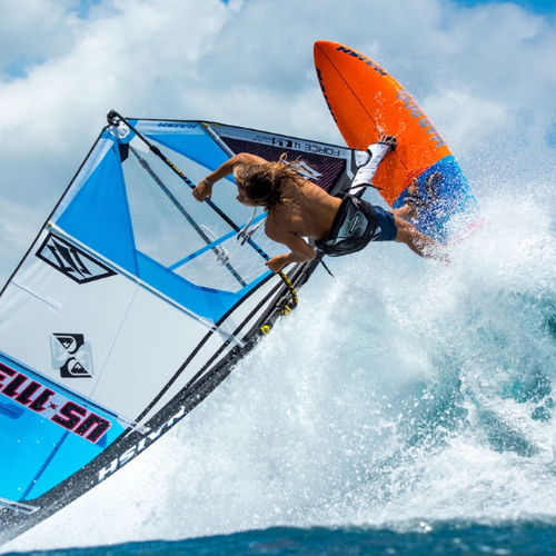 Prancha de windsurf de Wave - MAD DOG - Naish Windsurfing - de Speed / tri-fin