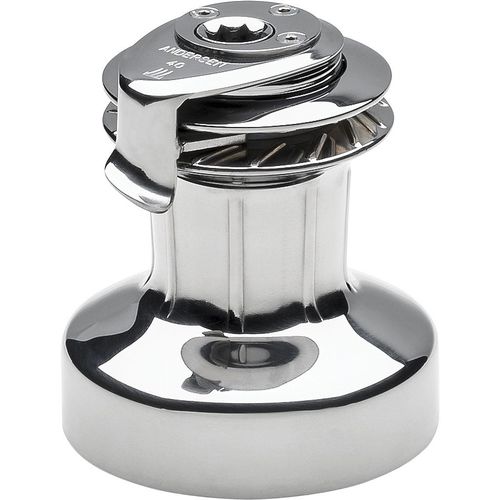 Catraca auto enrolante - 40ST Winch FS - Andersen - 2 velocidades / em aço inoxidável