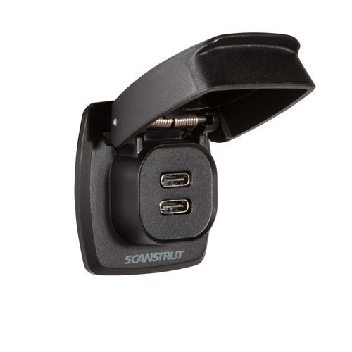 Porta USB para barco - SC-USB-F3 - Scanstrut - à prova de água