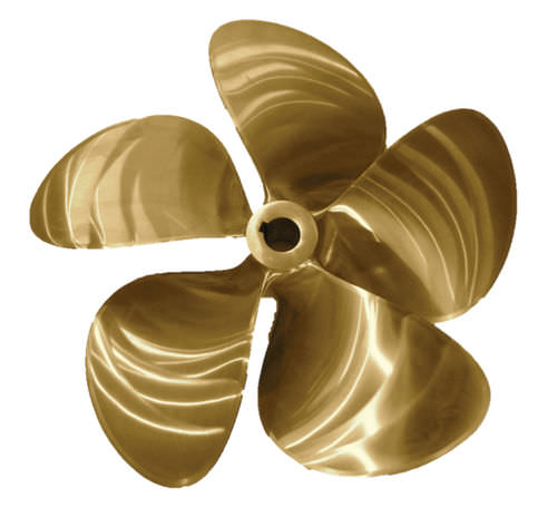Hélice para barco - CompuQuin 5B - Austral Propeller - de passo fixo / eixo de hélice / 5 pás