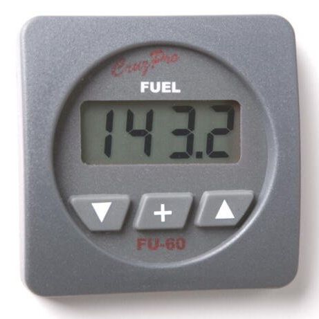 Indicador para barco - FU60 - Cruzpro - de nível / digital / para tanque de combustível