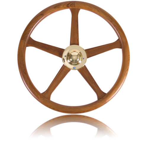 Volante para barco a motor em teca - 19 - Stazo marine equipment bv - clássico