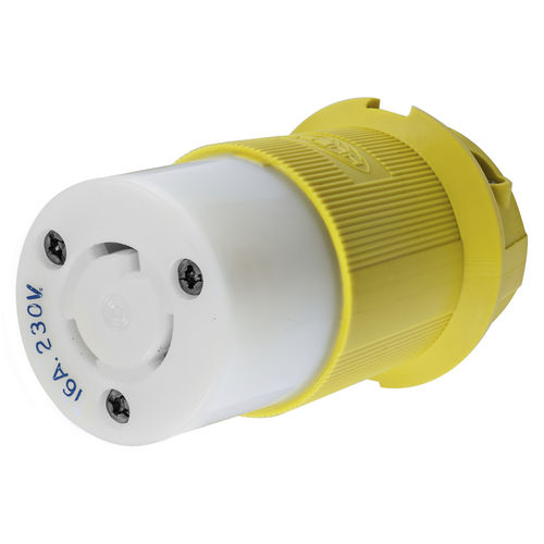 Tomada estanque elétrica para píer - HBL316CRCX  - Hubbell Marine Electrical Products - fêmea